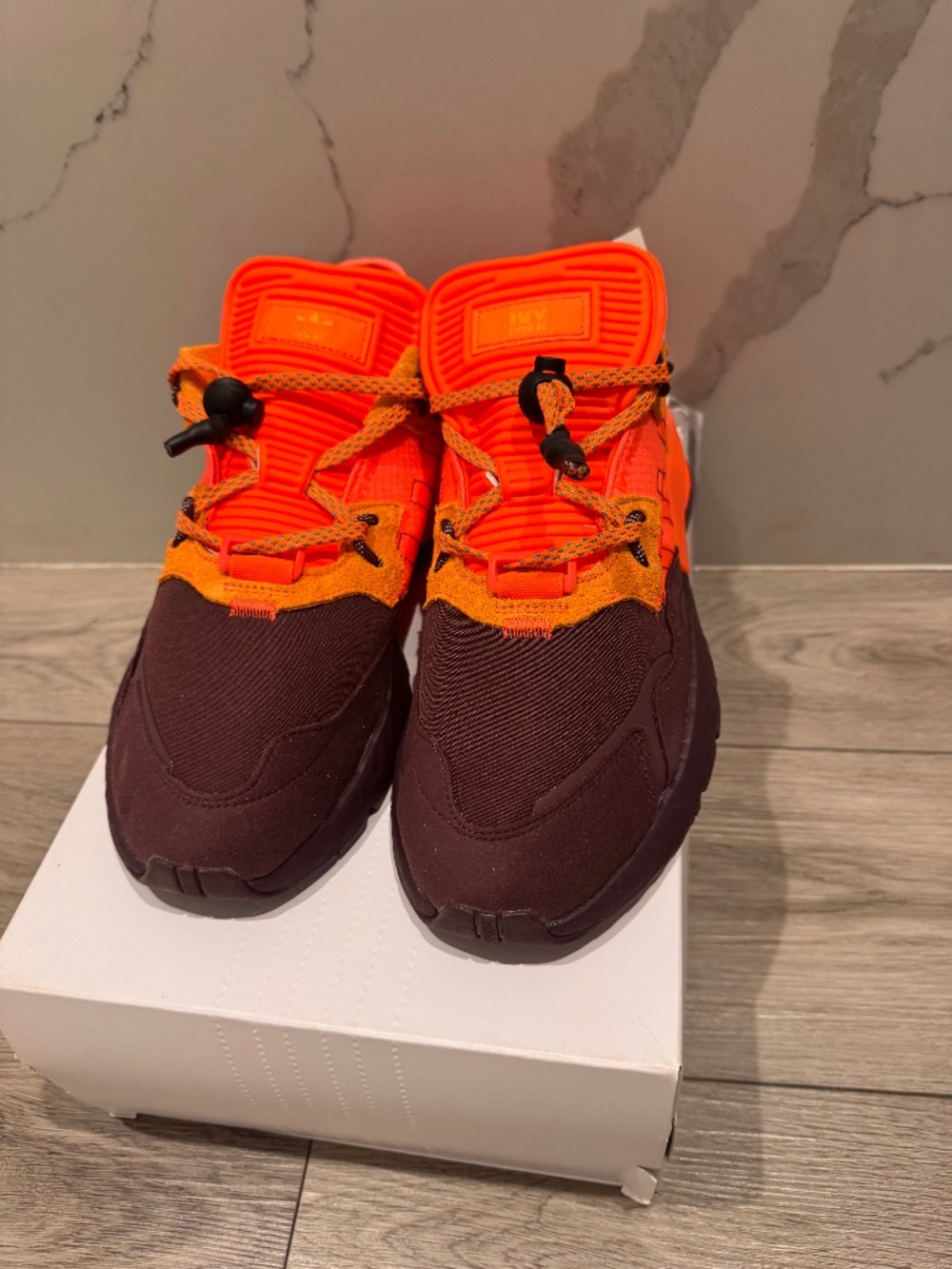 Beyoncé IVY PARK x adidas Nite Jogger Men’s 10.5 Maroon Orange